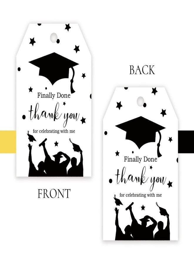 FORSHEEP 50pcs Graduation Thank You Tags, Congrats Grad Gift Tag with String for Graduation Party, Class of 2026 Thank You Paper Tags for Grad Party Favors - Image 4